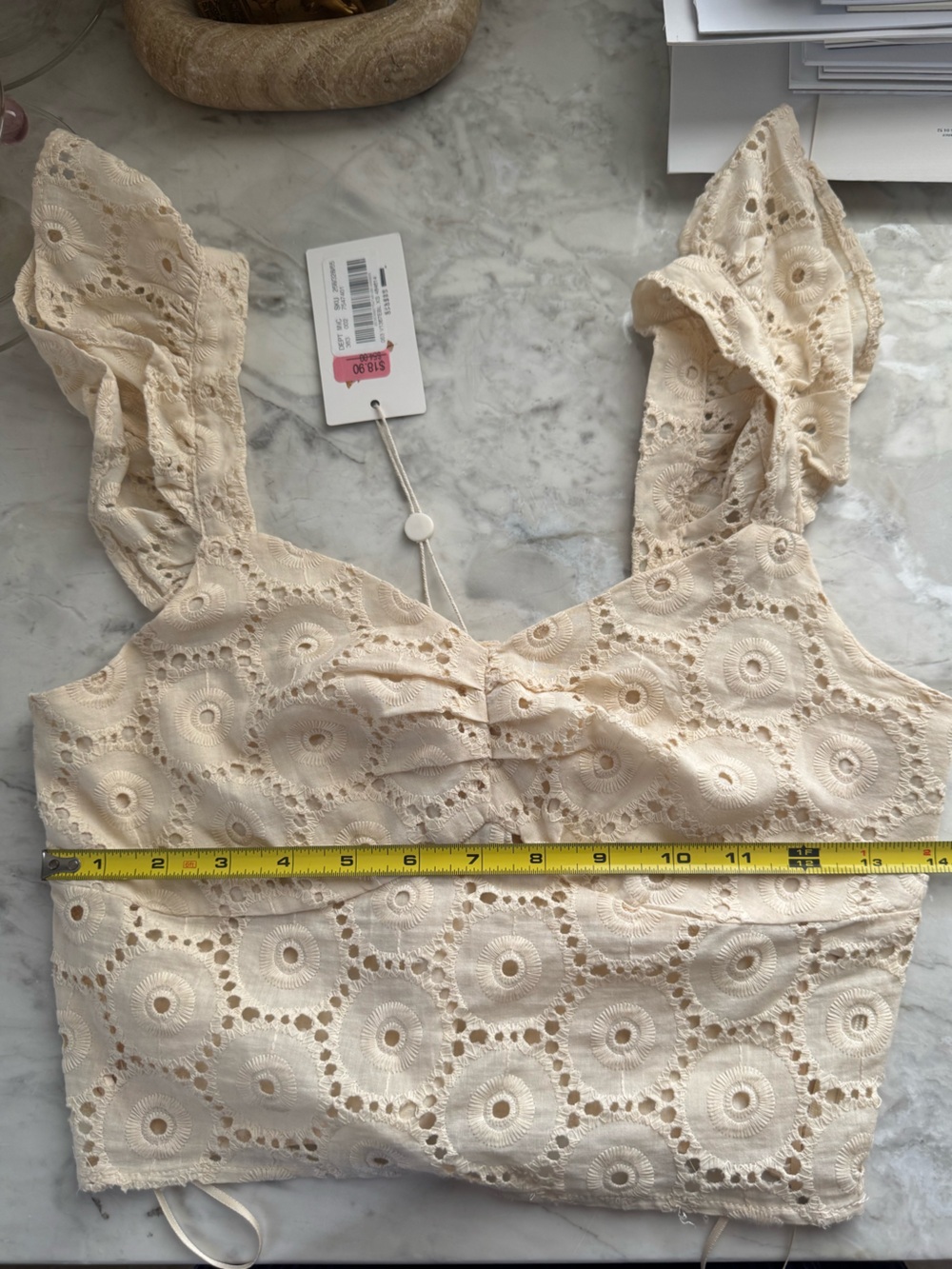 2 piece crochet lace shorts & top set juniors - Picture 9 of 11